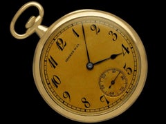 1912 Patek Philippe Shreve & Co. & Antique Mens 44mm Pocket Watch - 18K Gold