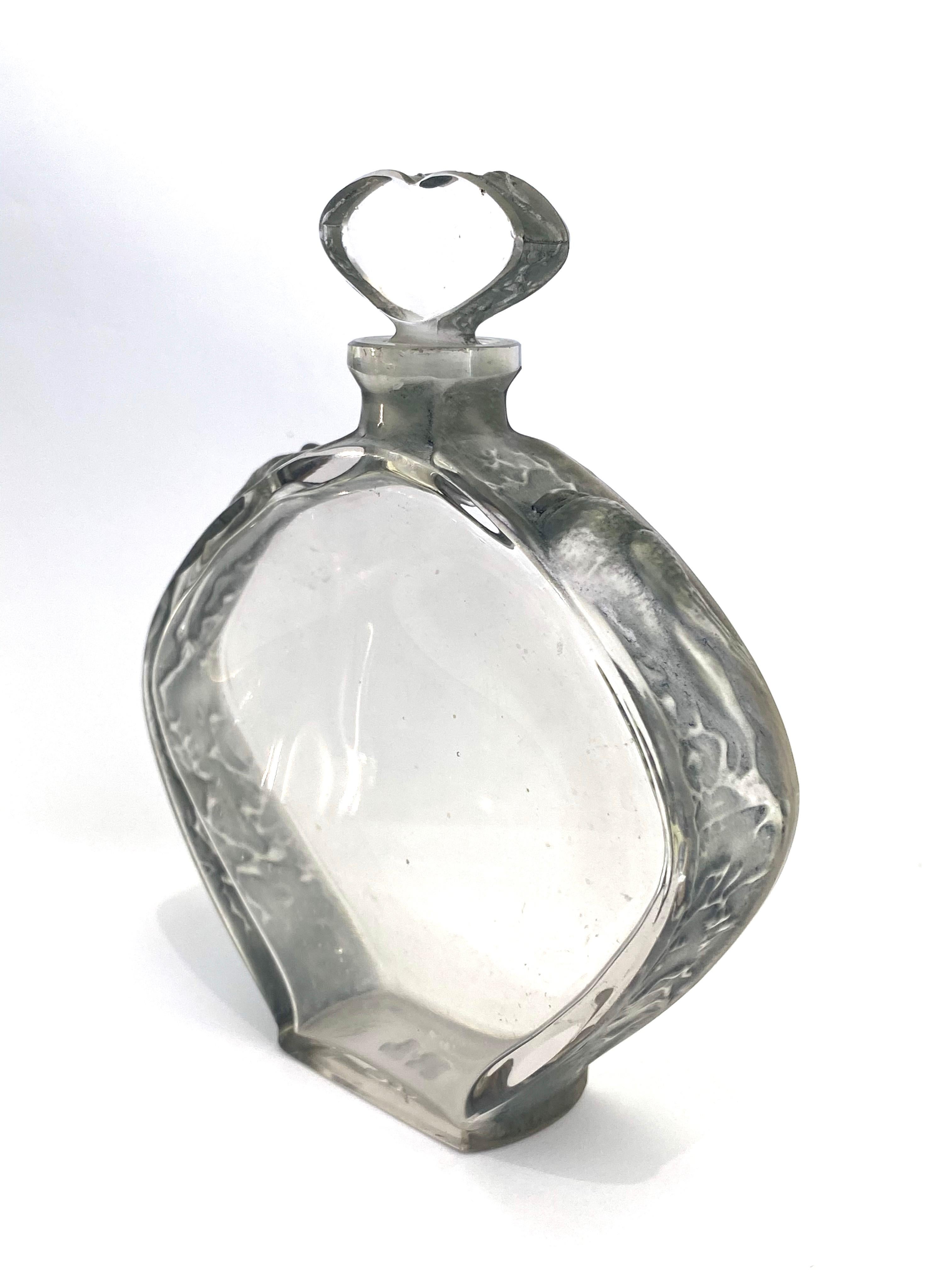 frosted perfume bottle