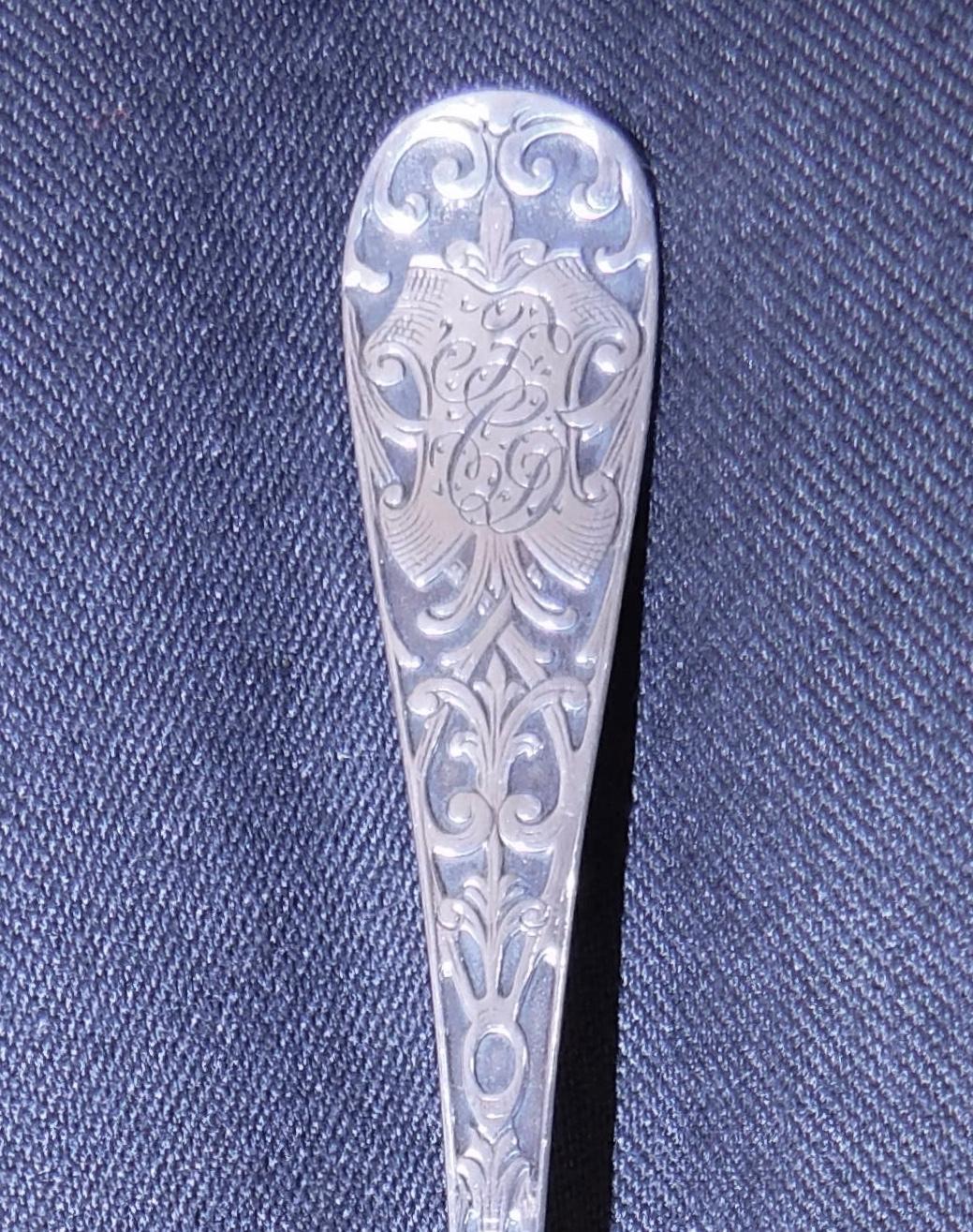 1912 Sterling Silver Valley Forge Souvenir Spoon For Sale 2