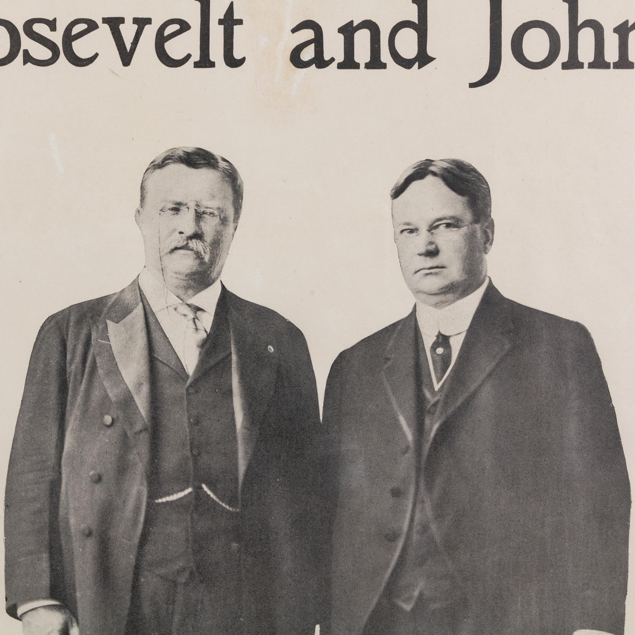 theodore roosevelt campaign poster