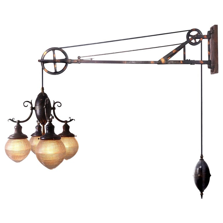 1912 Trenaman Swing Arm Dental Pulley Lamp Bei 1stdibs