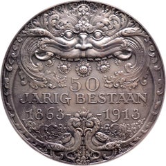 1913. 50 years Dutch-Indian Railroad Company NGC MS 62