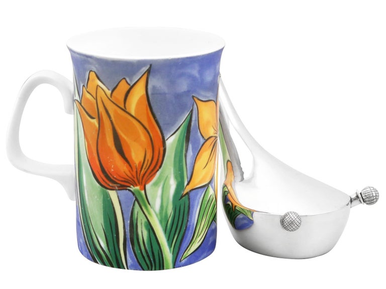 1913 Antique Sterling Silver Golf Club Table Lighter For Sale at 1stDibs