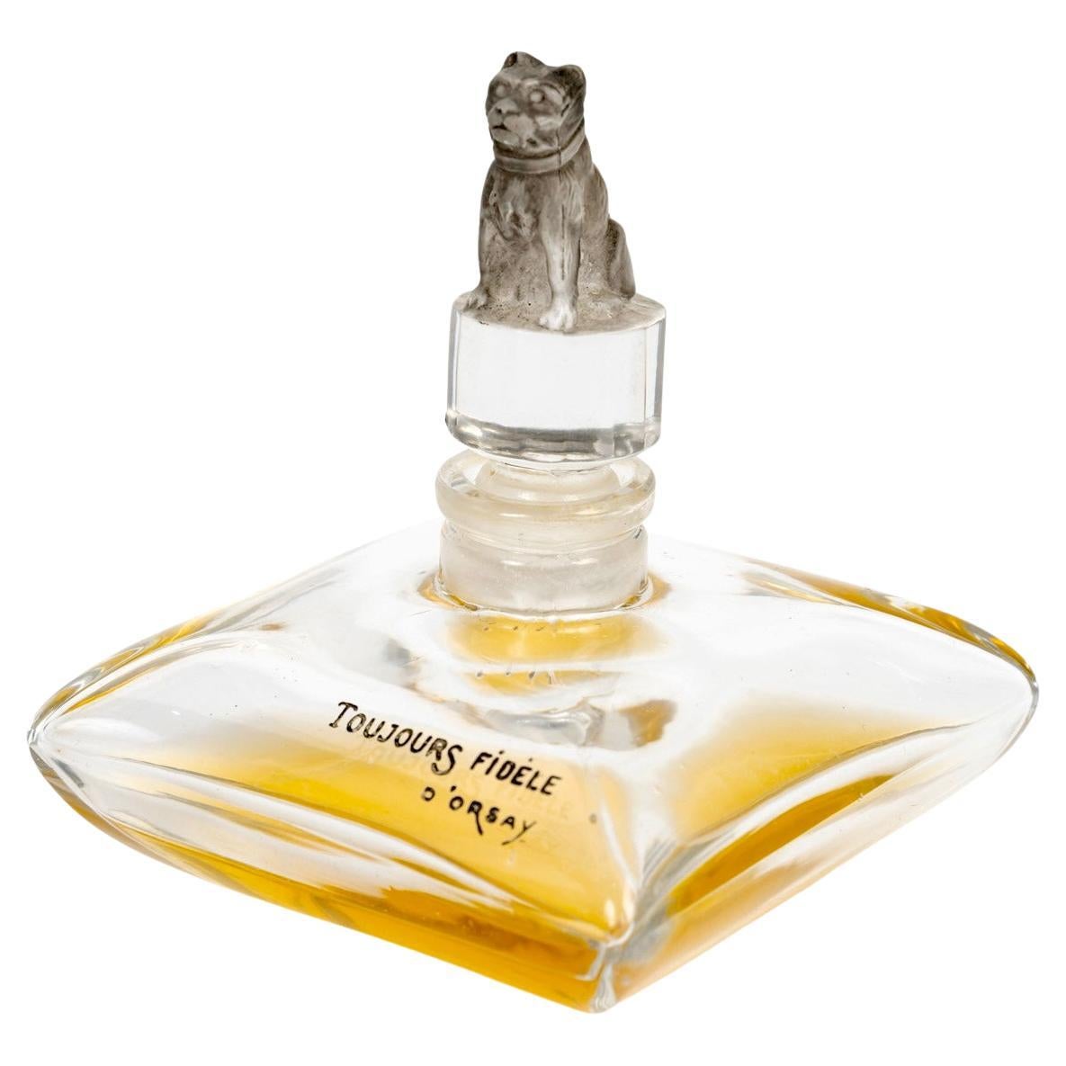 1913 Baccarat - Perfume Bottle Toujours Fidele Crystal For d'Orsay