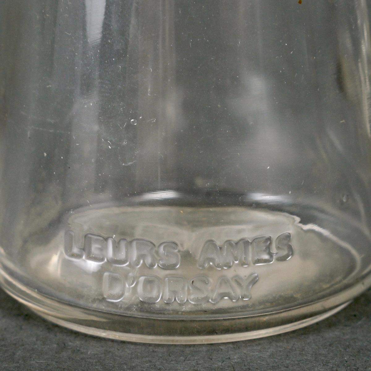 1913 Rene Lalique Tiara Parfümflasche Leurs Ame D'Orsay Glas (Geformt) im Angebot