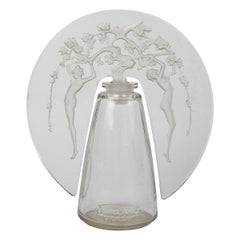 1913 Rene Lalique Tiara Perfume Bottle Leurs Ame D'Orsay Glass