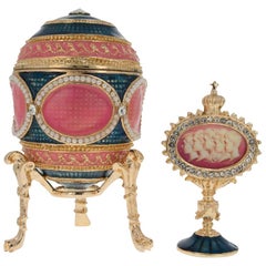 Antique 1914 Mosaic Faberge Egg