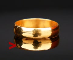 1914 Ring solid 23K Gold Ø 4.5 US / 2.6 gr