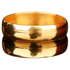 1914 Ring massiv 23K Gold Ø 4.5 US / 2.6 gr