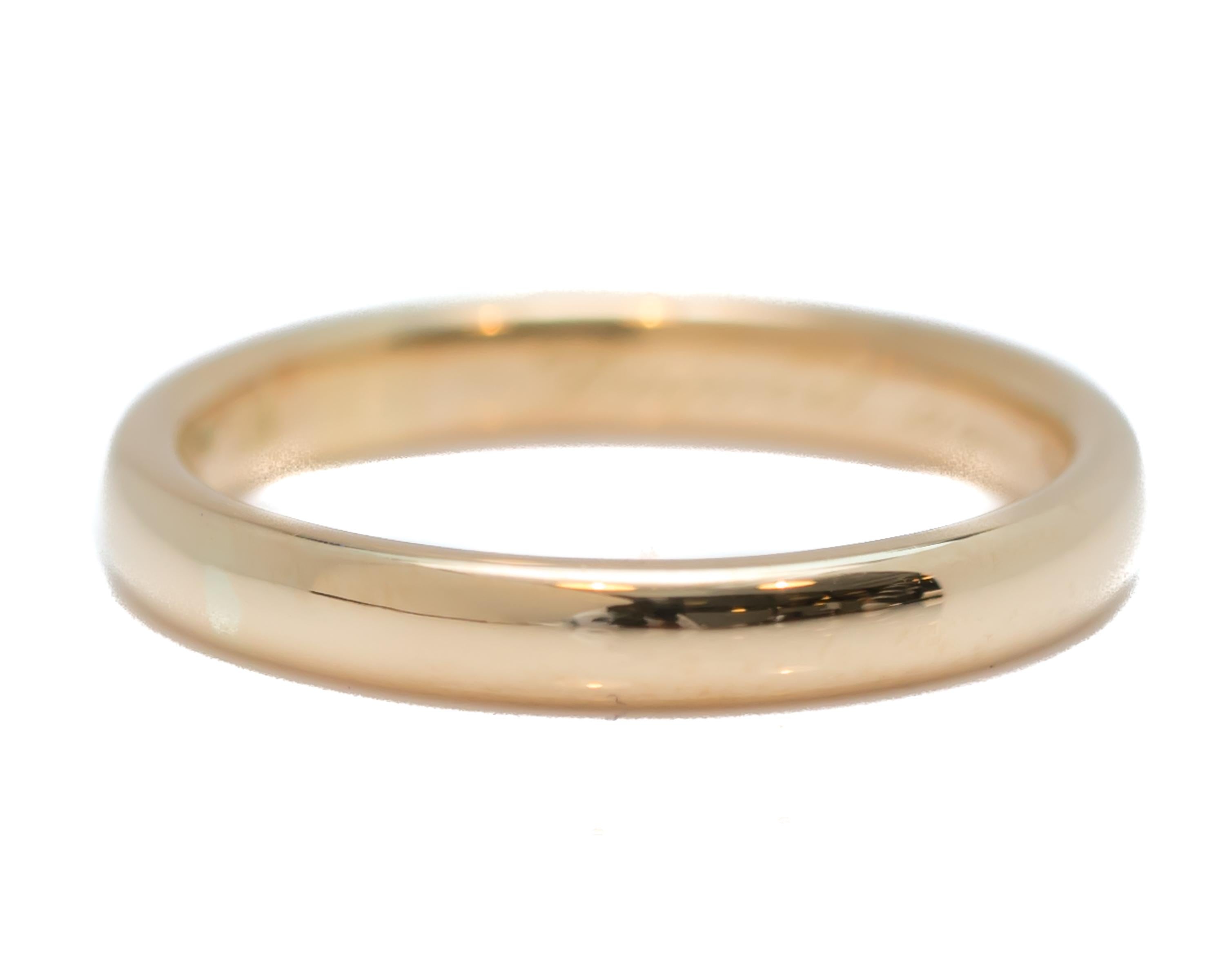 1914 Edwardian Era Antique Tiffany & Co. Gold Wedding Band crafted in 18 Karat Yellow Gold

Item Details: 
Ring Size: 6, can be resized
Metal Type: 18 Karat Yellow Gold
Weight: 3.6 grams
Hallmark: TIFFANY & CO. 18
Inner shank Script Engraving (in