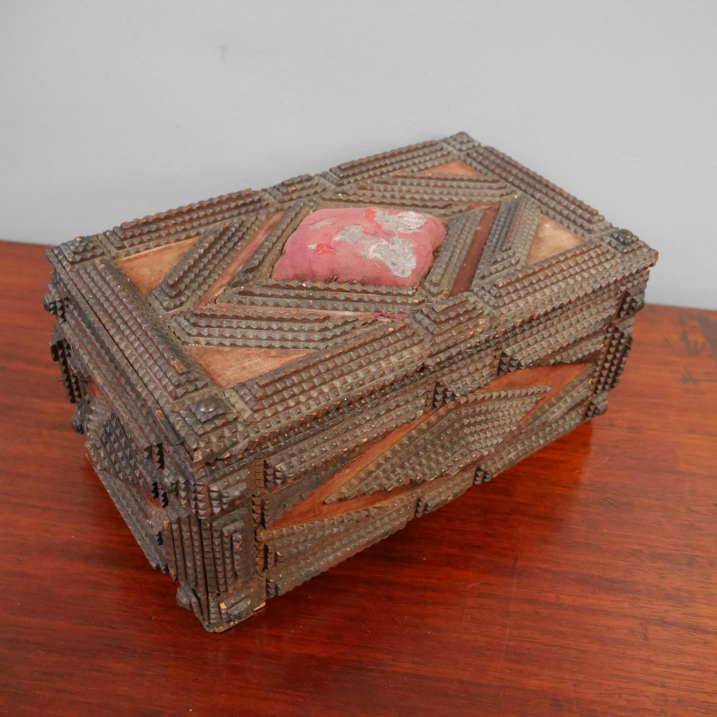 1914 Tramp Art Box 1