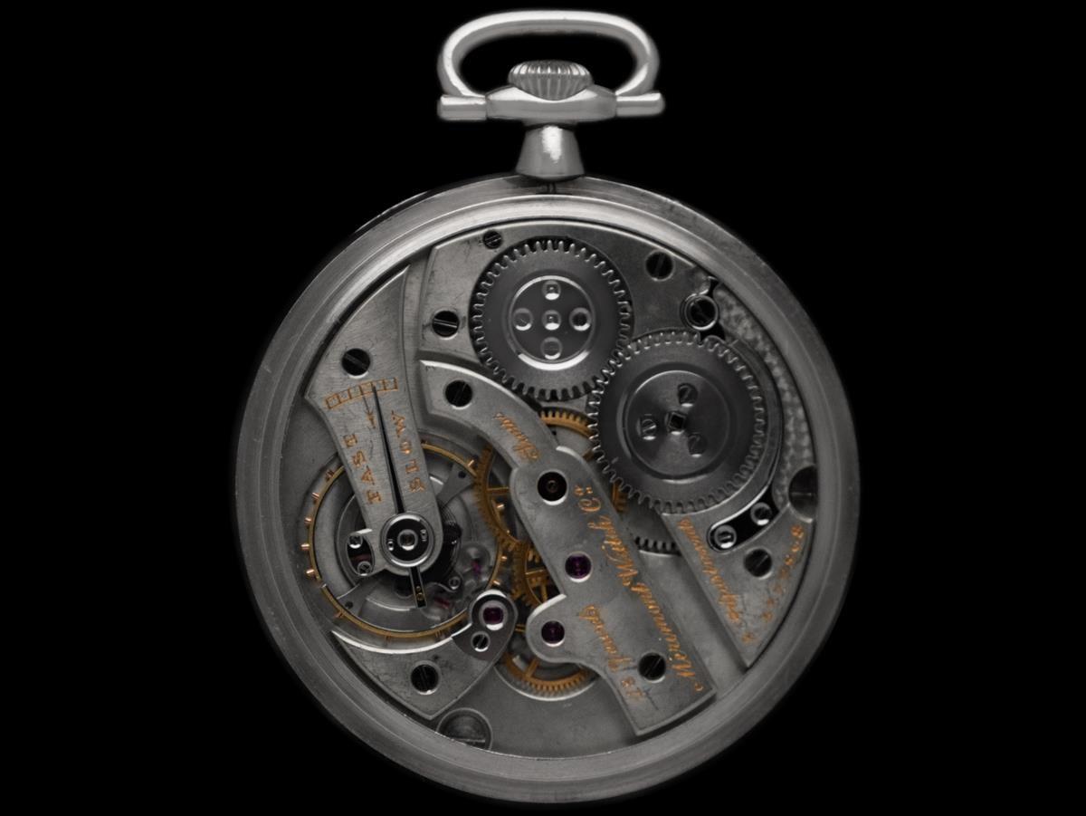 Men's 1914 Vacheron & Constantin for Merimont Mens Art Deco 44mm Pocket Watch Platinum For Sale