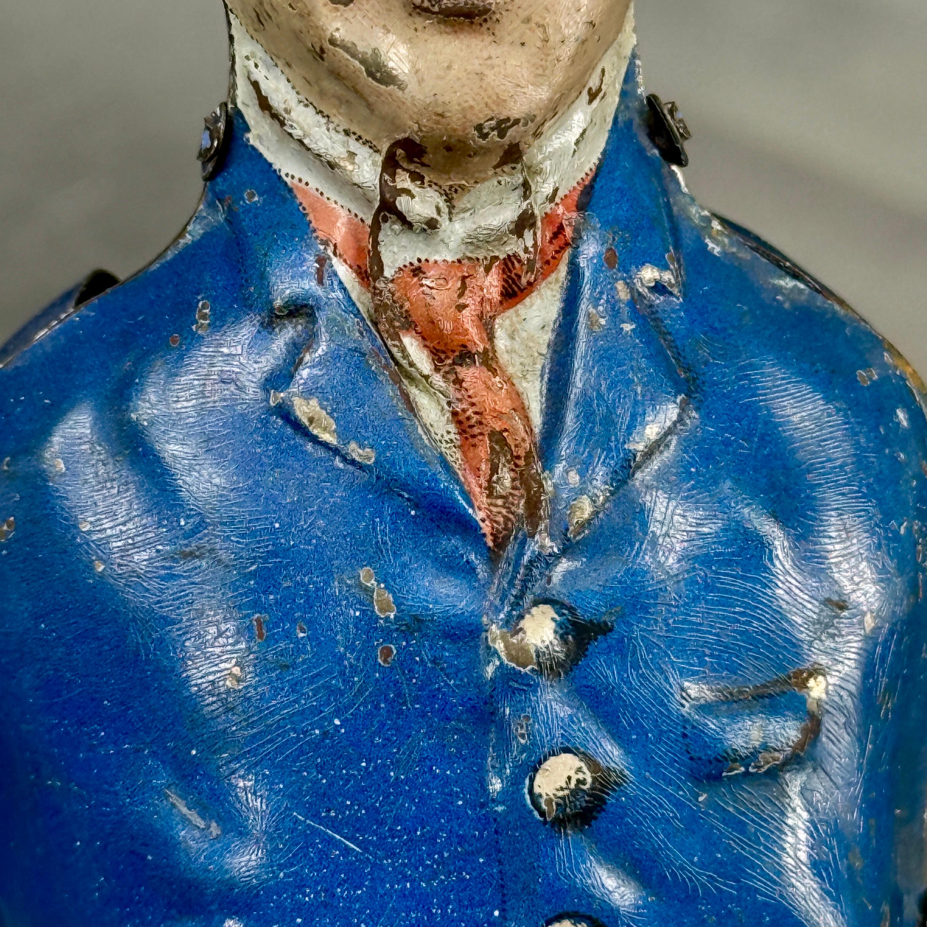 Allemand 1915 I. A. B. Charlie Chaplin Litho en fer-blanc Figurine à remonter Jouet en vente