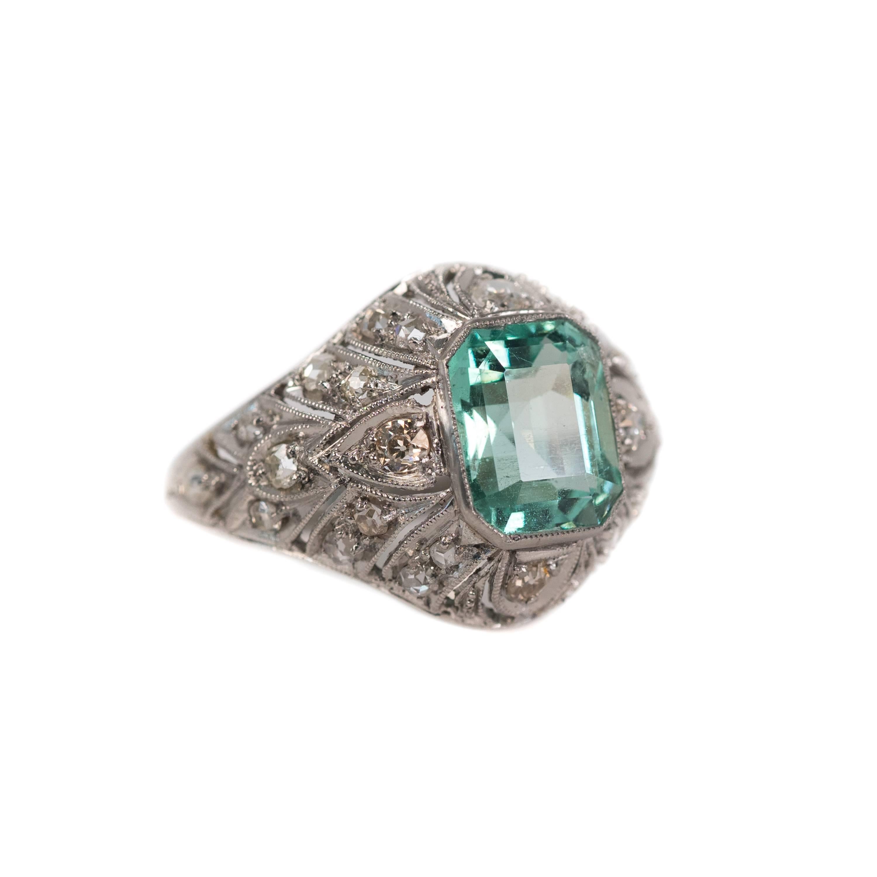 3 carat emerald diamond