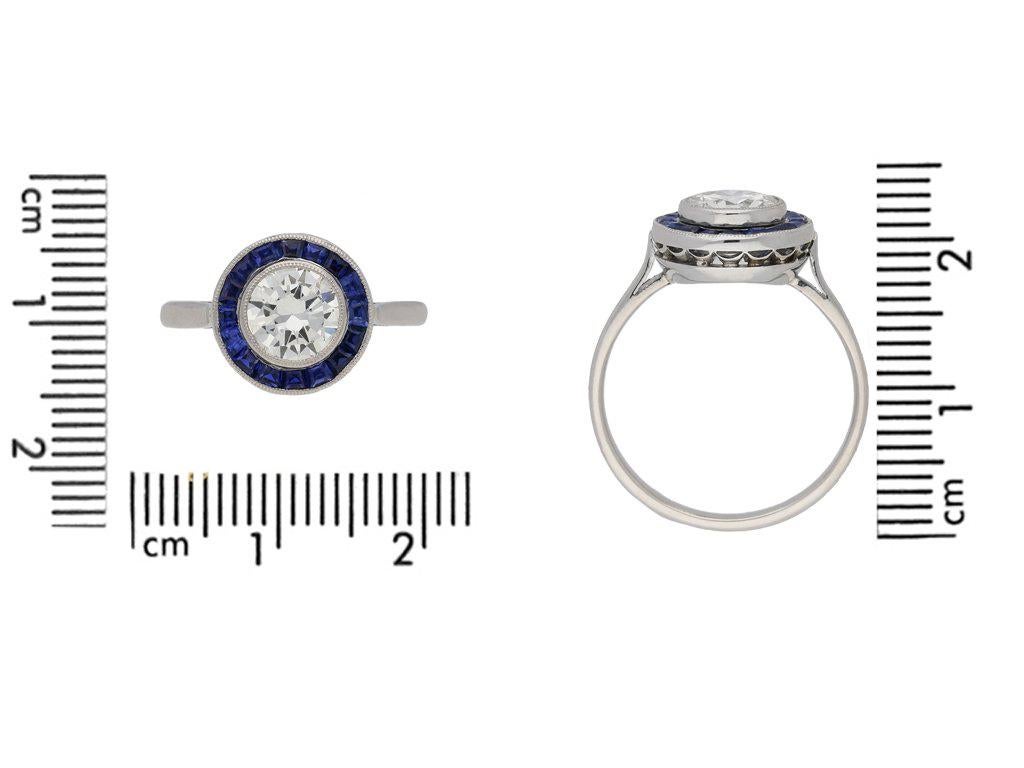 sapphire target ring