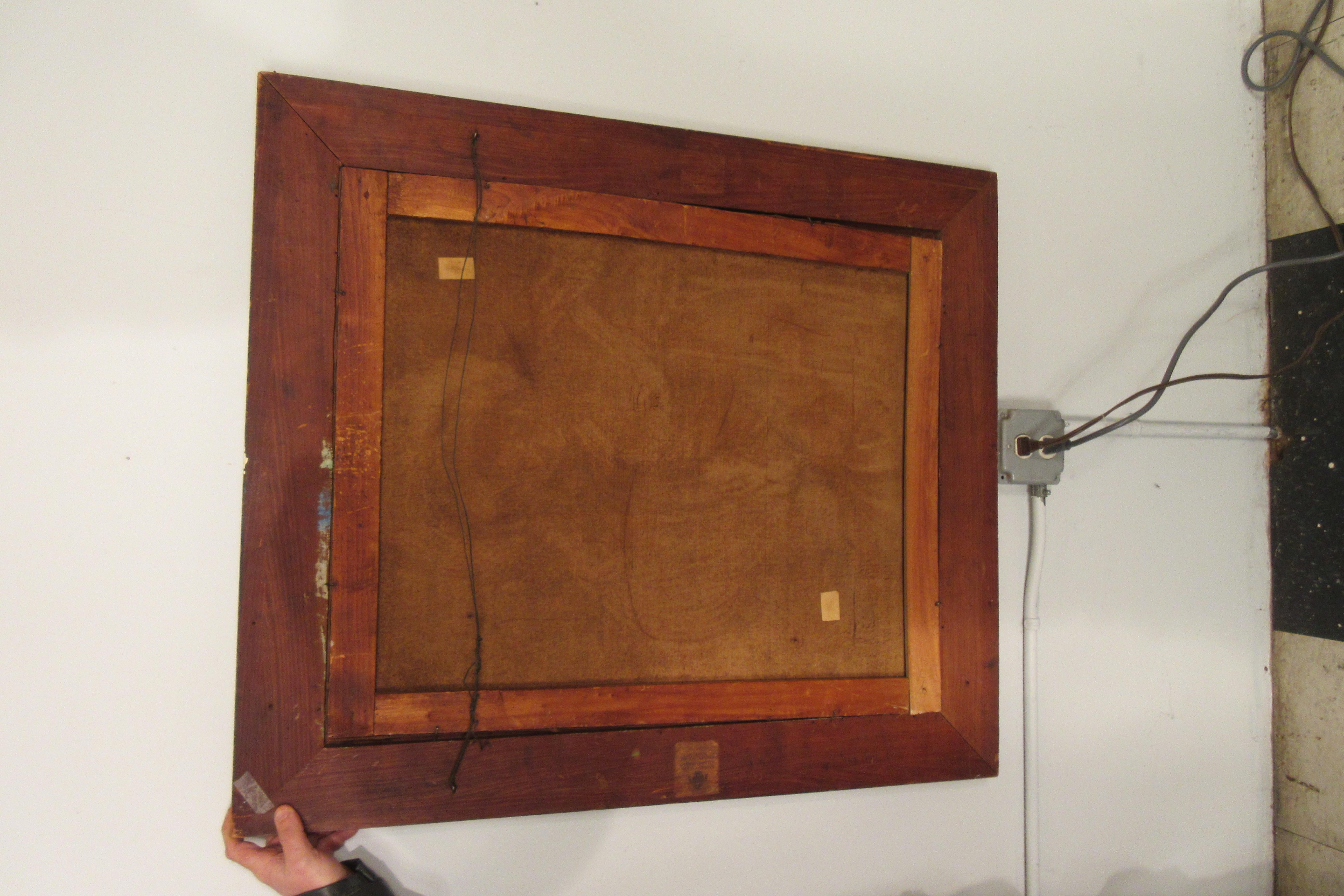 1915 Oil Painting of Sibilla Persica in Irving and Cason A. H. Davenport Frame 10