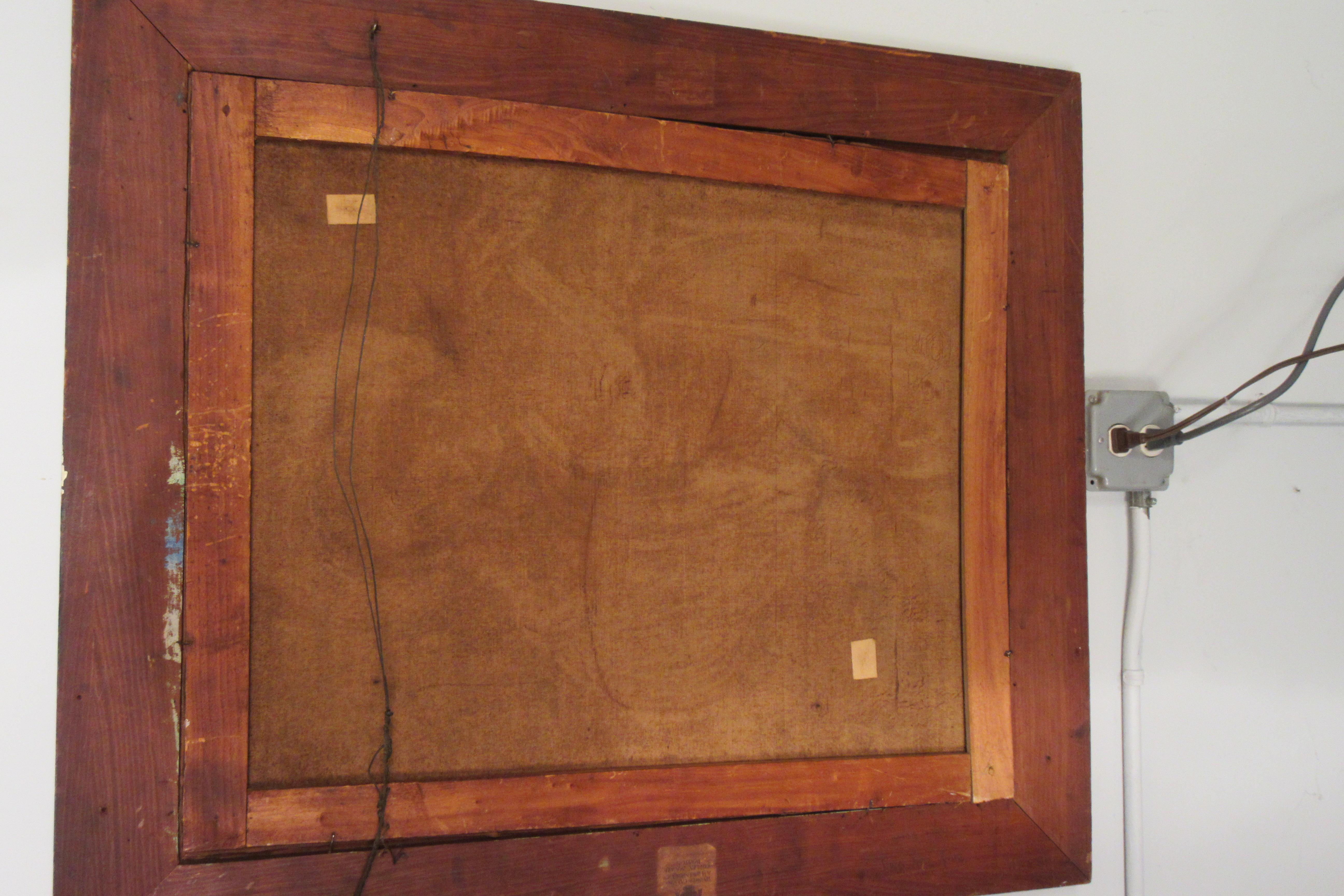 1915 Oil Painting of Sibilla Persica in Irving and Cason A. H. Davenport Frame 11