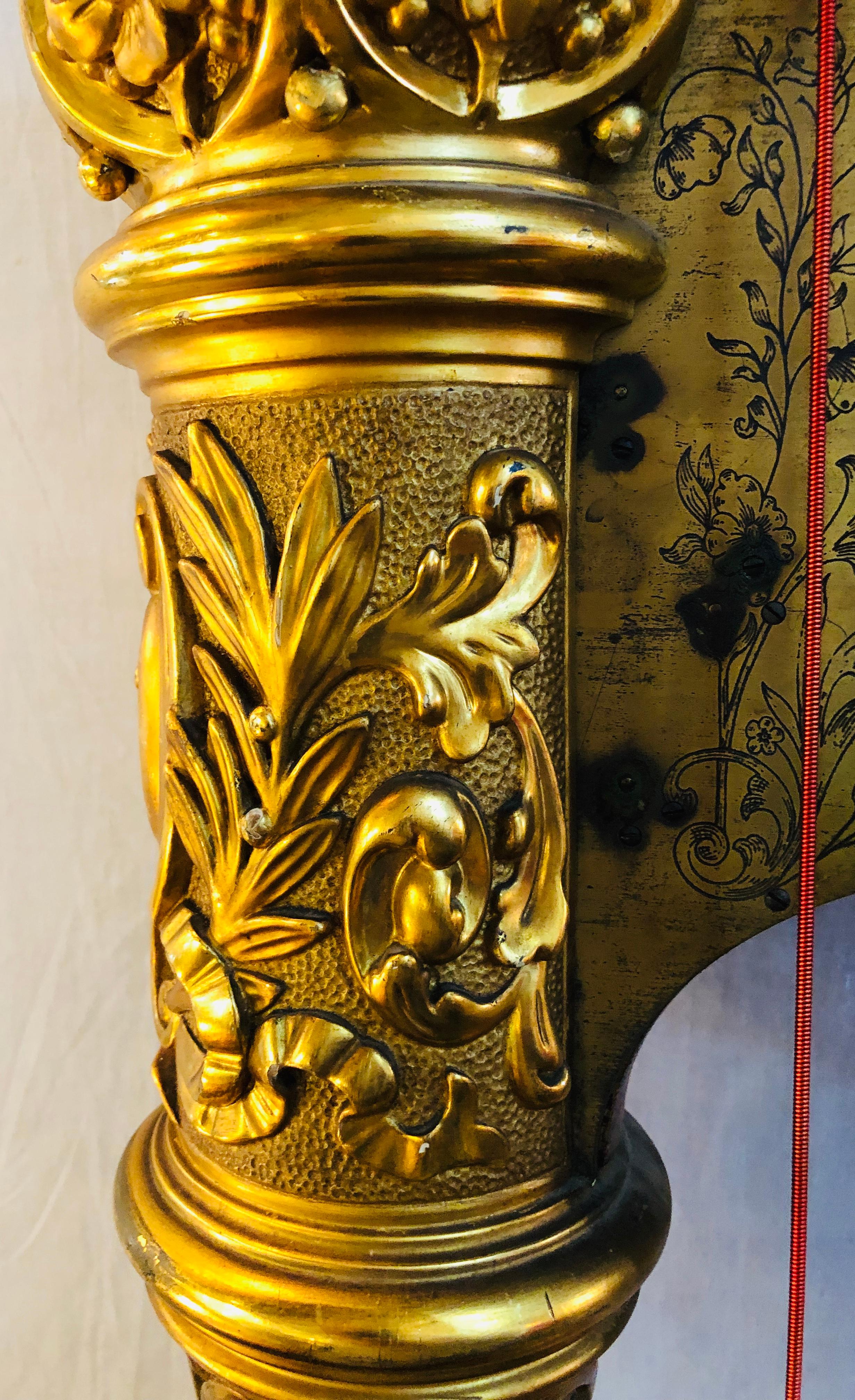 20ième siècle Grand harpe de concert Lyon and Healy en or 23 carats, style premium, 1915