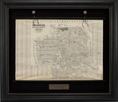 1915 "San Francisco City and County" Hanging Map by W. Bashford Smith