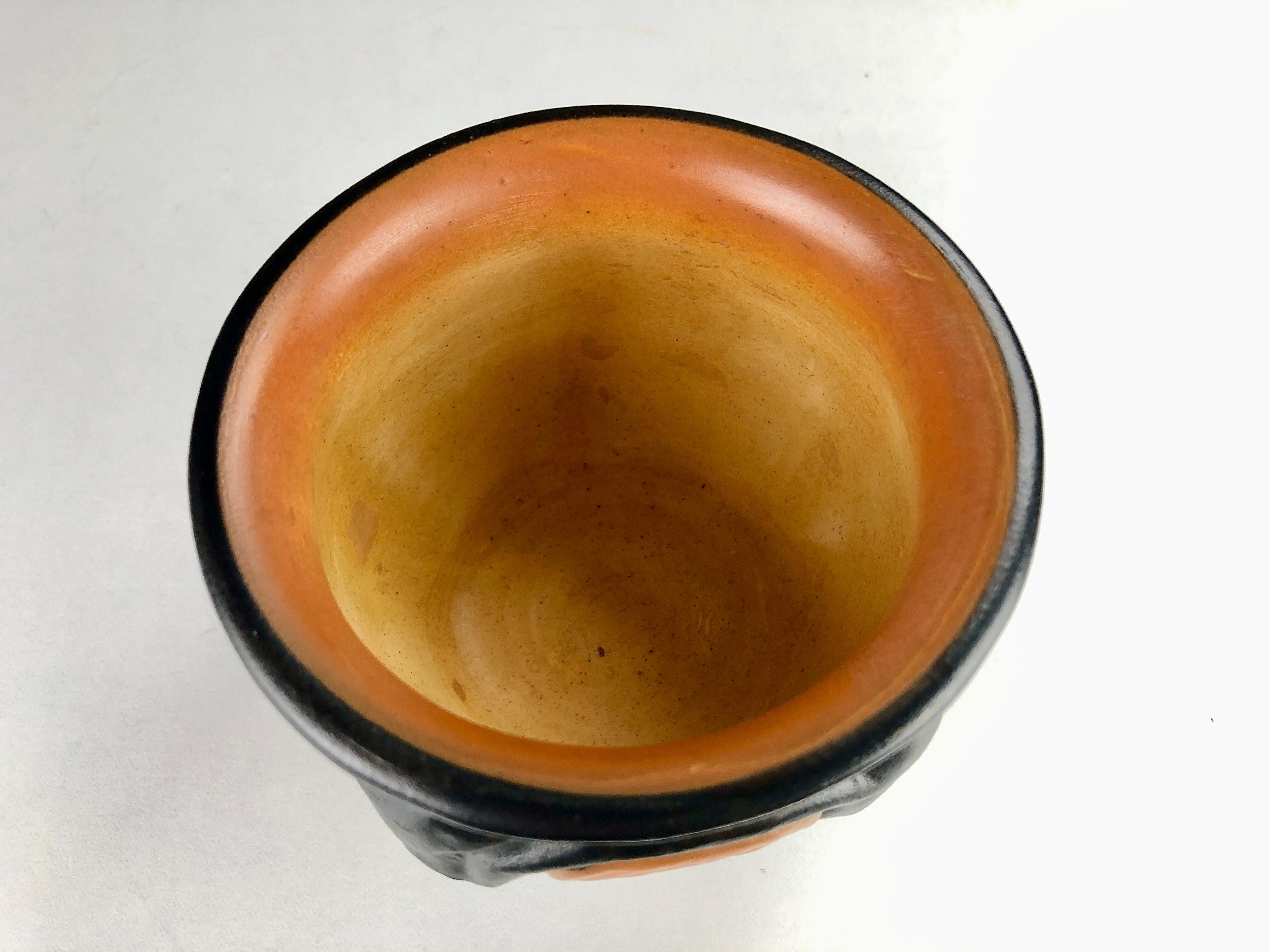 Hand-Crafted 1915 Small Danish Art Nouveau Vase or Bowl by P. Ipsens Enke For Sale