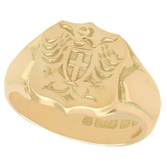 1915 Gelbgold Siegelring für Herren