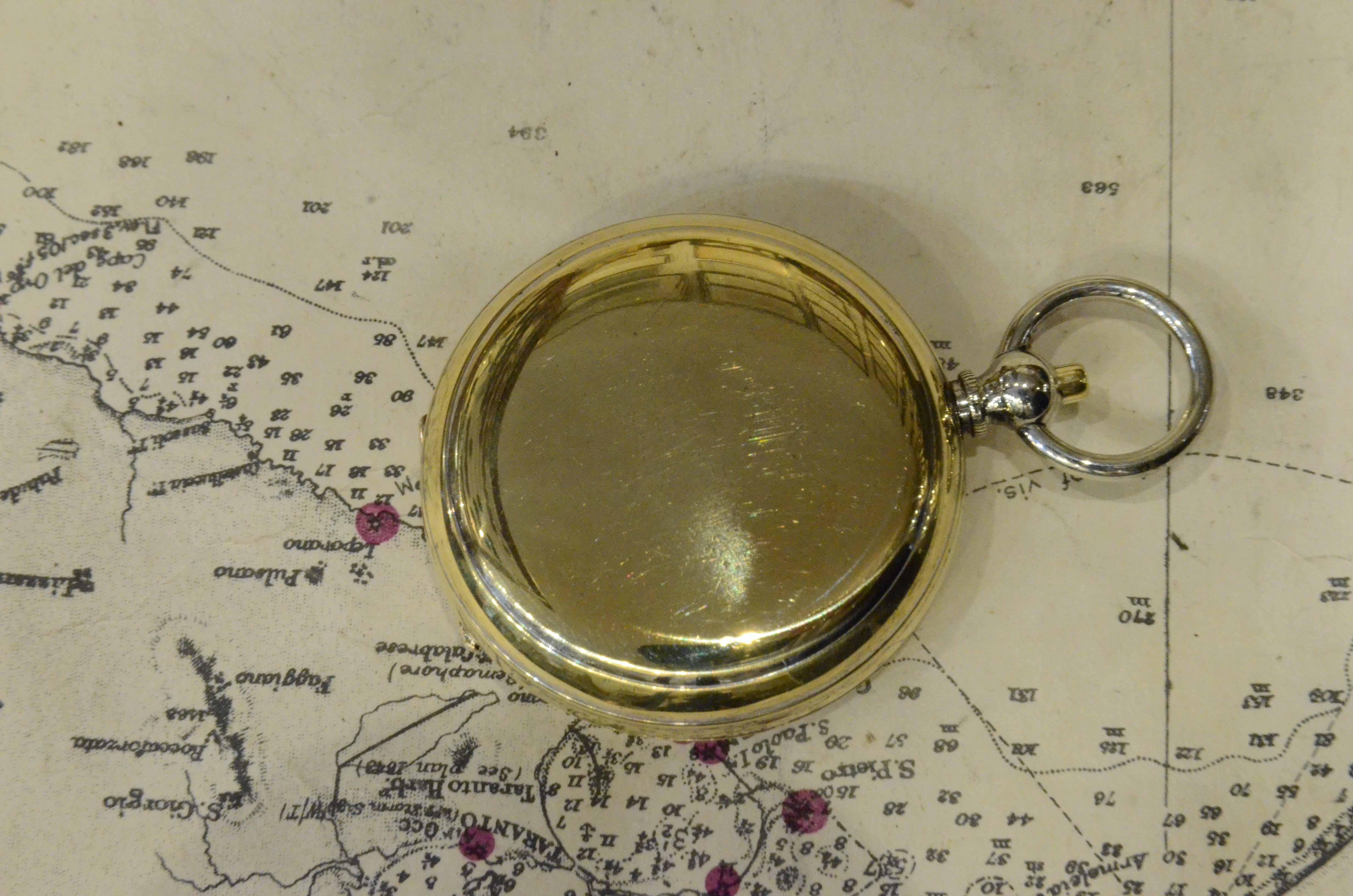 1915s Magnetic Pocket Compass Short & Mason Antique Scientific Instrument 3
