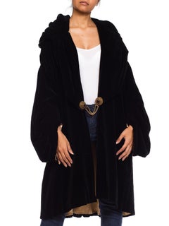1920S Cotton Velvet Poiret Inspired Overzised Medieval Coat