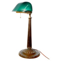 1916 Smaragd-Tischlampe