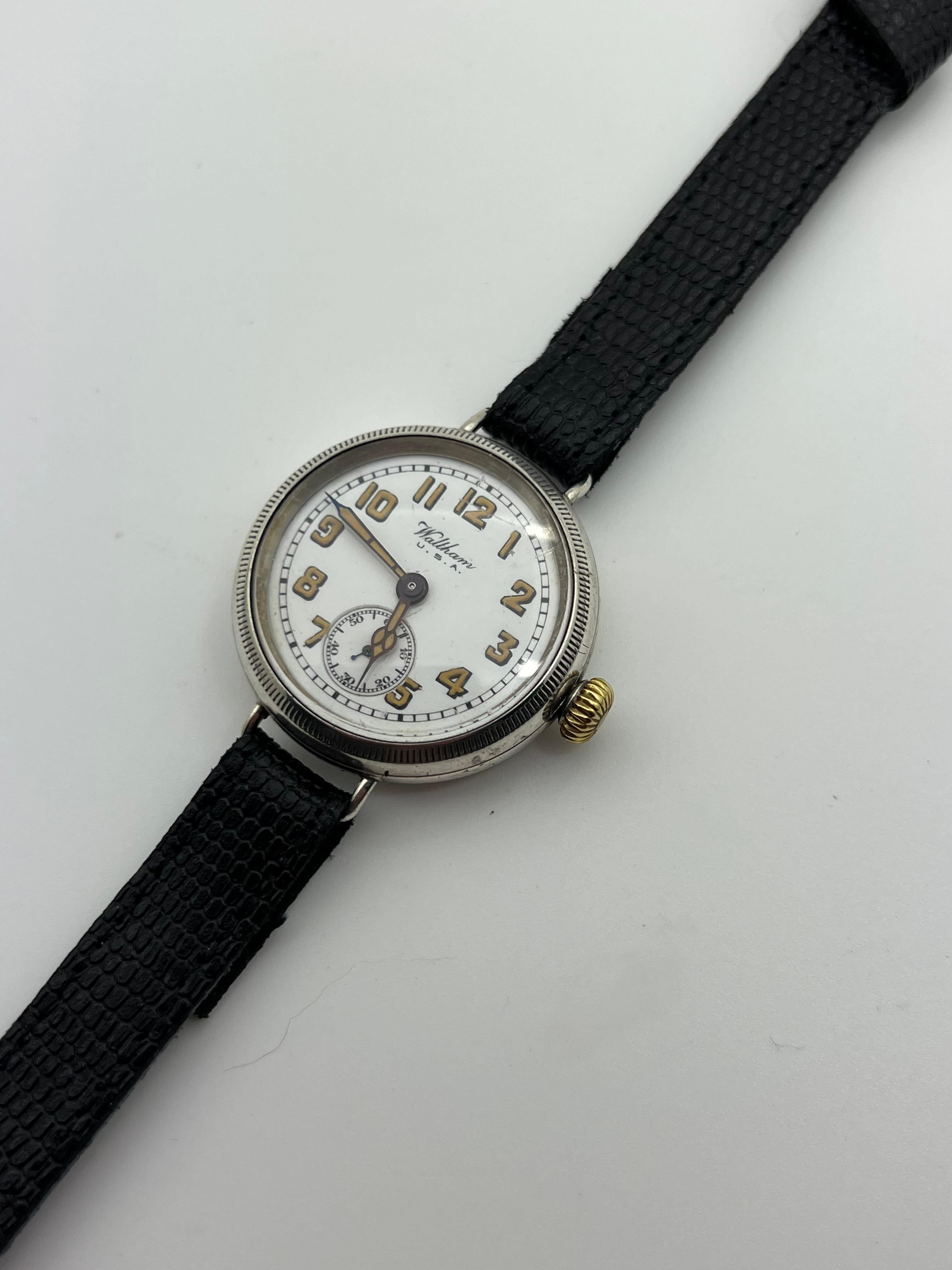 What an incredible offering. How about an English Waltham Trench Watch from the famous Dennison watch case manufacturing company.


How about a little history lesson on British hallmarks, these hallmarks can reveal a lot about a watch
This
