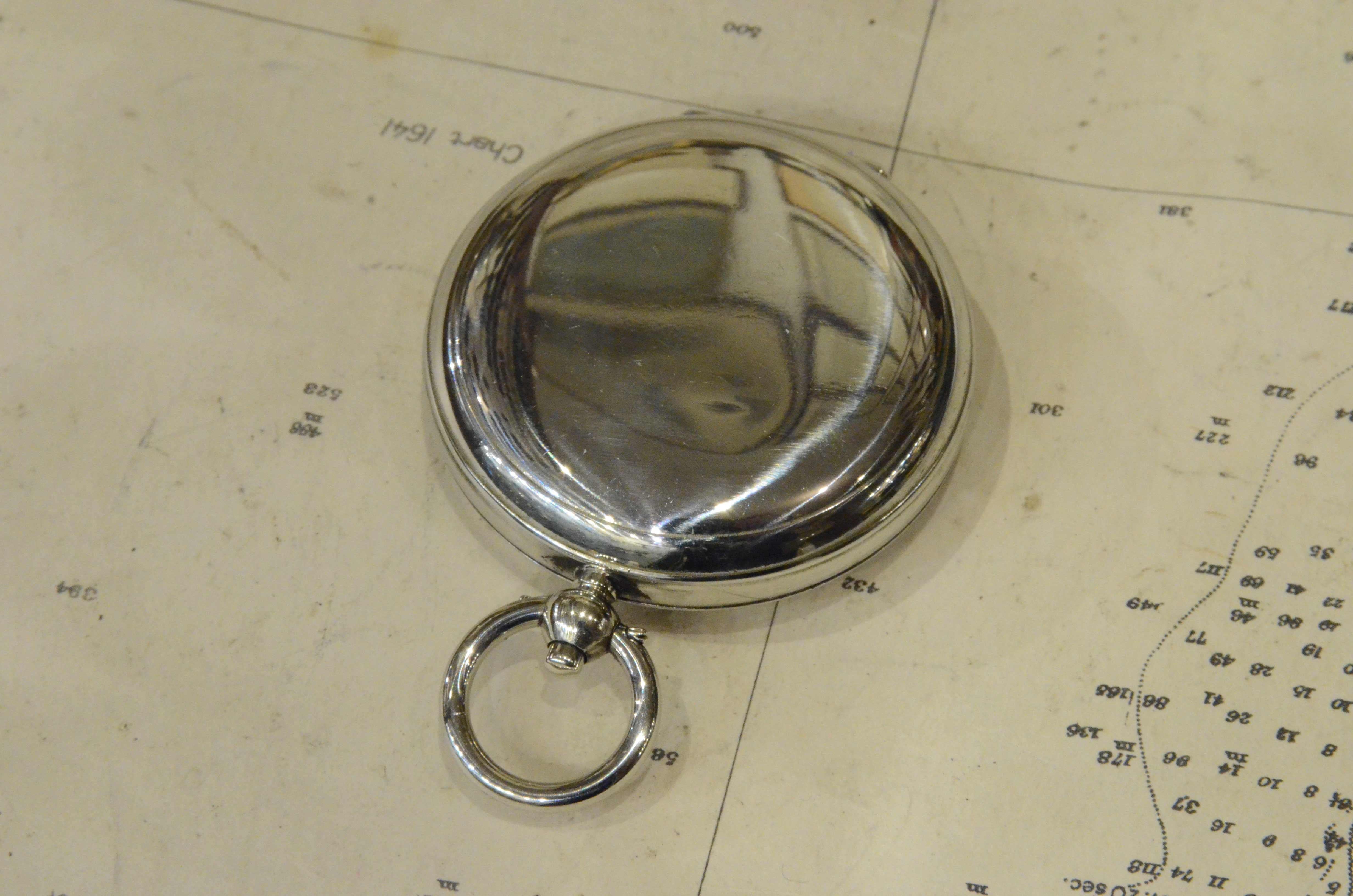 Early 20th Century 1916s Pocket Magnetic Compass for the Raf Officers Antique Surveyor Measurement For Sale