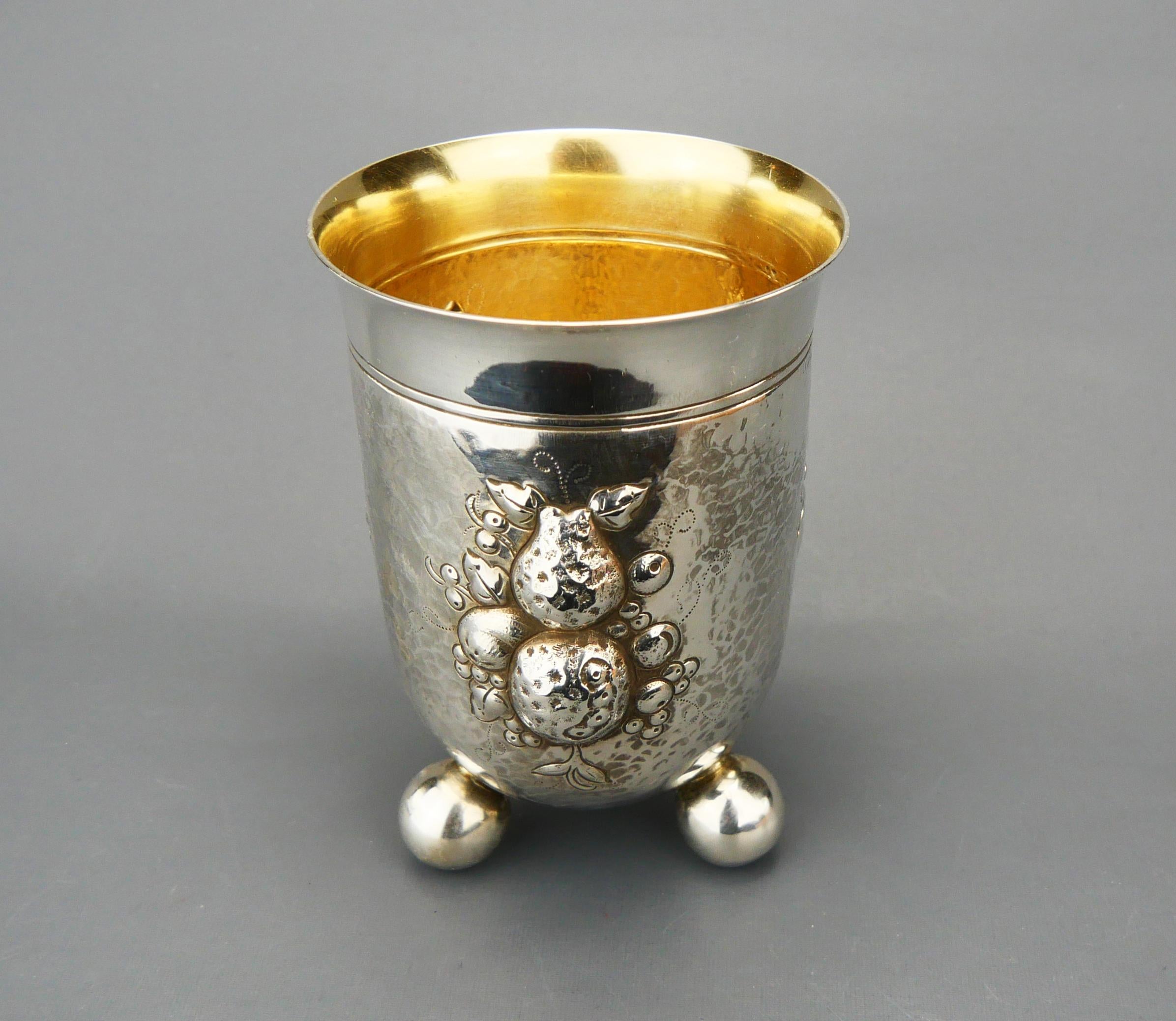 da uomo o donna Coppa del 1918 in oro massiccio 830 Argento / 137 gr. in vendita