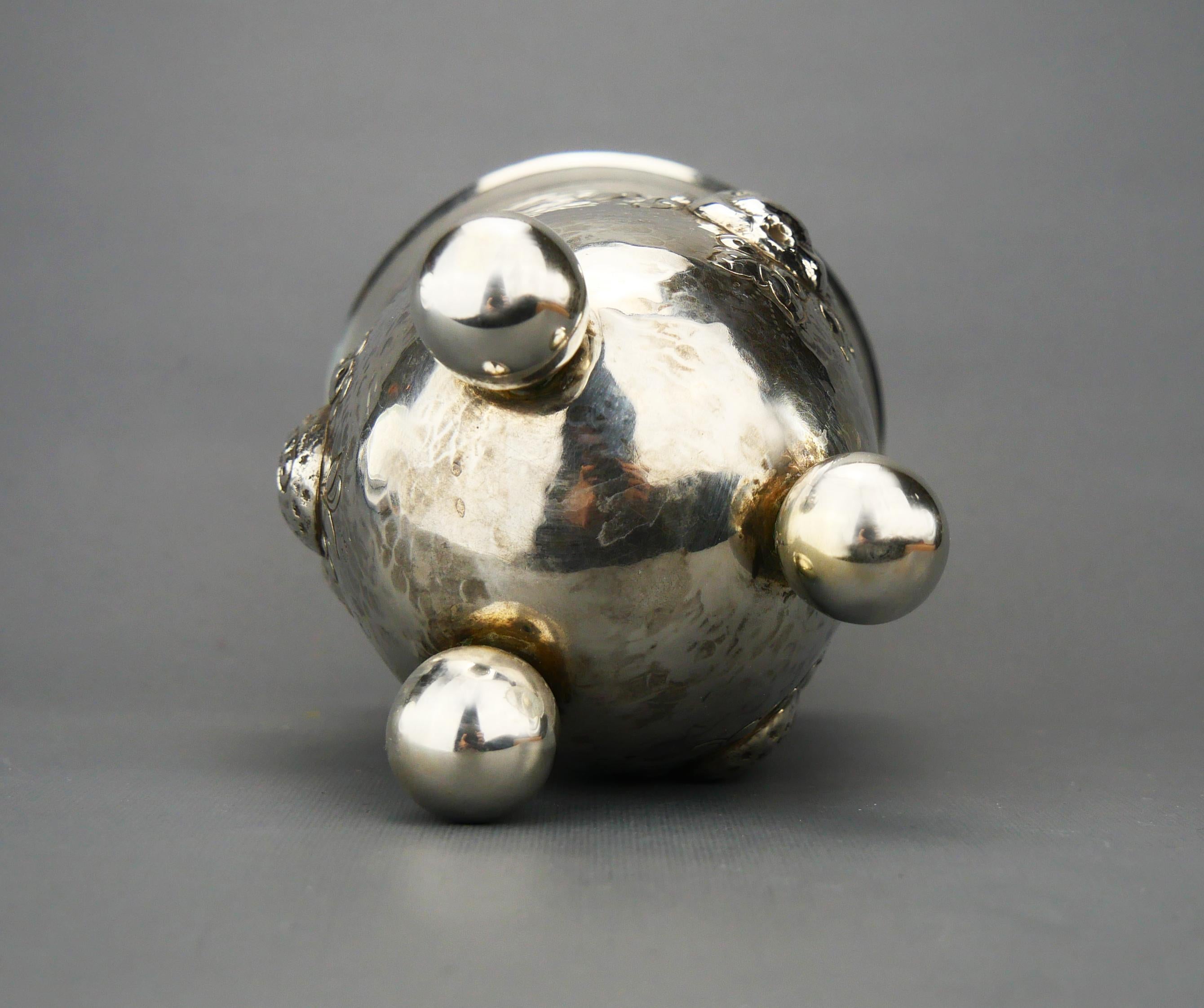 Coppa del 1918 in oro massiccio 830 Argento / 137 gr. in vendita 4