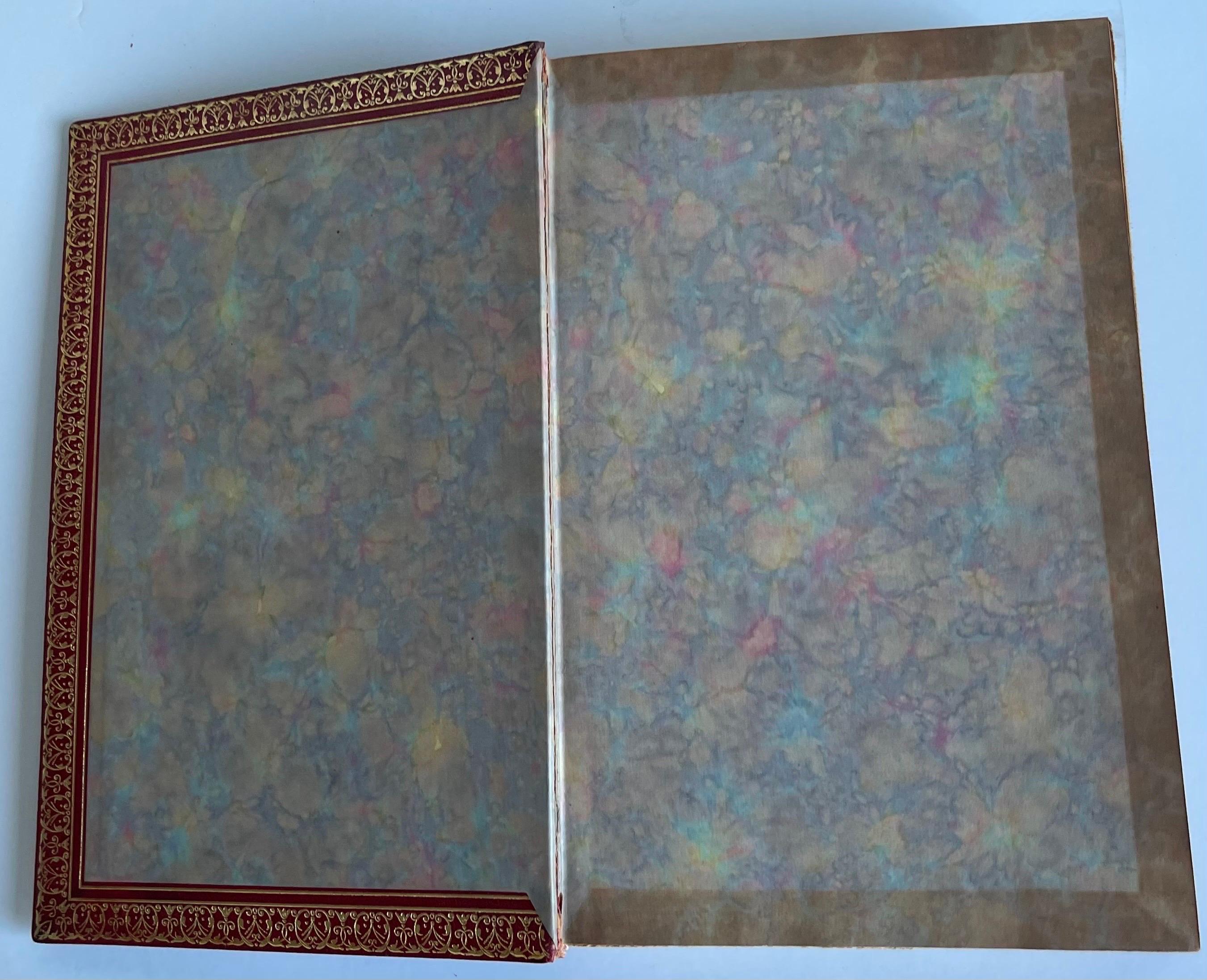 1917 The Life of Marie Antoinette Leather Bound Books, Set of 2 4