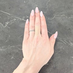 1919 Early Art Deco Diamond Platinum Orange Blossom Antique Wedding Band Ring