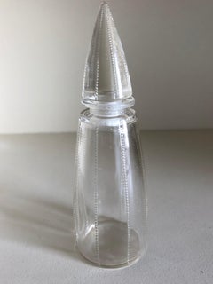 1919 Rene Lalique Fox Trot Perfume Bottle for Arys Clear Glass