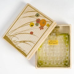 1919 René Lalique - Perfume Bottle Oeillet Carnation Glass For Houbigant
