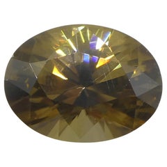 1.91ct Natural Earth Mined Oval Master Yellow-Brown Zircon from Sri Lanka