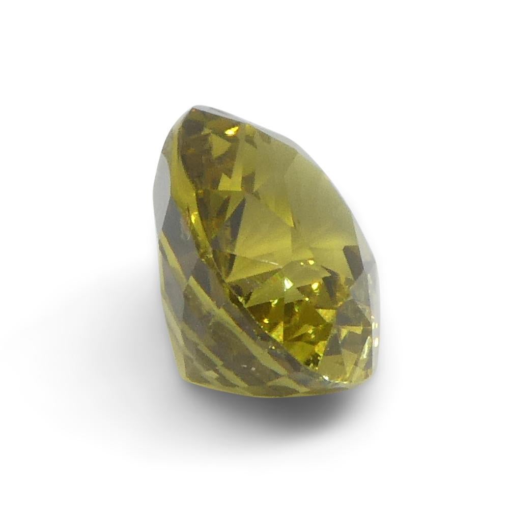 1.91ct Oval Yellow Chrysoberyl from Brazil For Sale 5