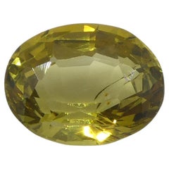 Chrysoberyl jaune ovale de 1.91 carats du Brésil