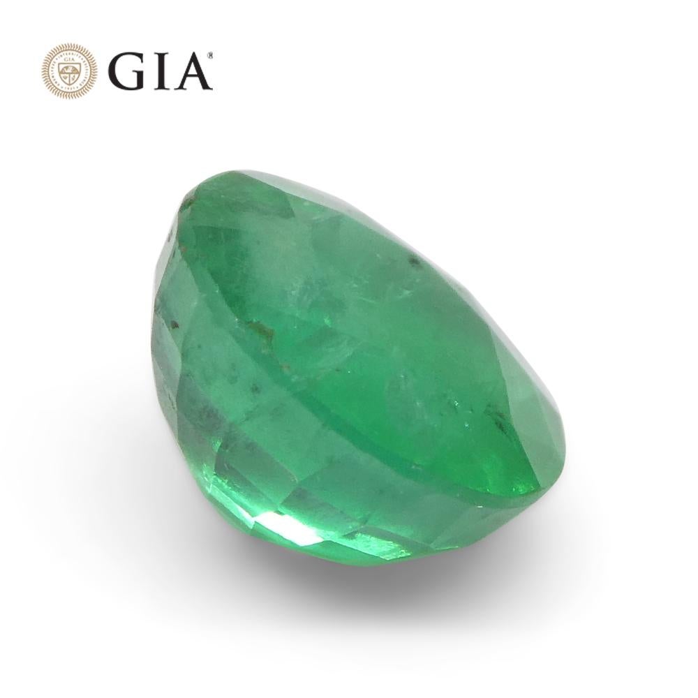 1.91ct Round Green Emerald GIA Certified Brazil For Sale 6