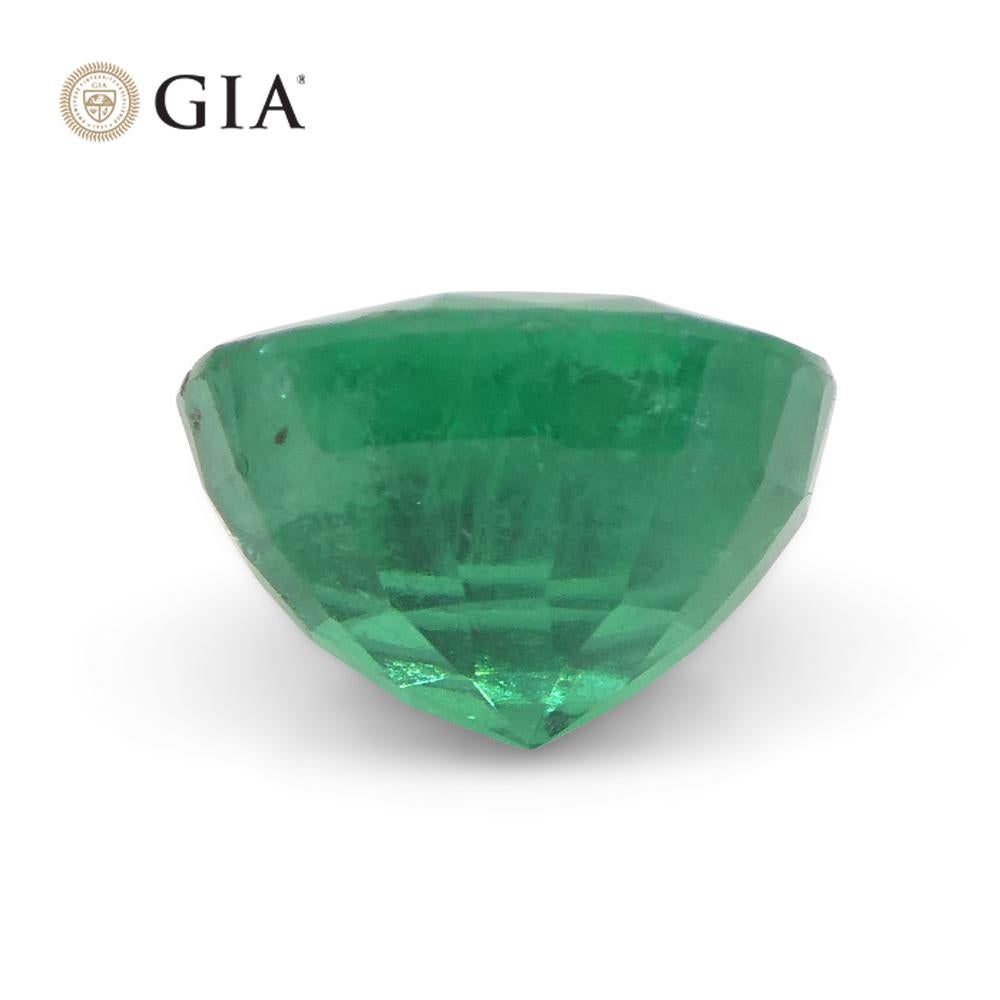 1.91ct Round Green Emerald GIA Certified Brazil 5