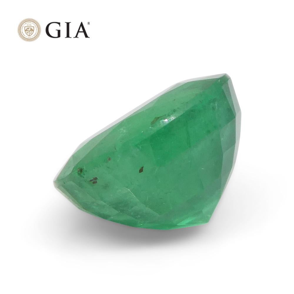 1.91ct Round Green Emerald GIA Certified Brazil For Sale 8