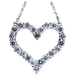 Collana con diamanti naturali “Open Heart” da 1,92 carati, 14 carati*