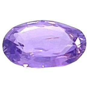 1.92 Carat Oval cut Purple Sapphire For Sale