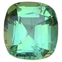 1.92 Karat Vibrant Green Natural Turmalin Cushion Cut Lose Edelstein für Ring