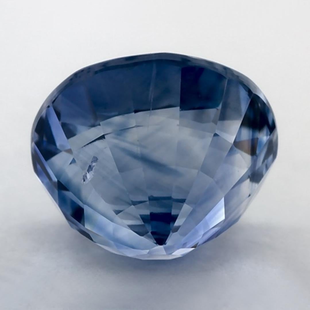 1.92 Ct Blue Sapphire Oval Loose Gemstone In New Condition In Fort Lee, NJ
