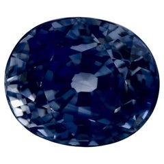 1.92 Ct Blue Sapphire Oval Loose Gemstone