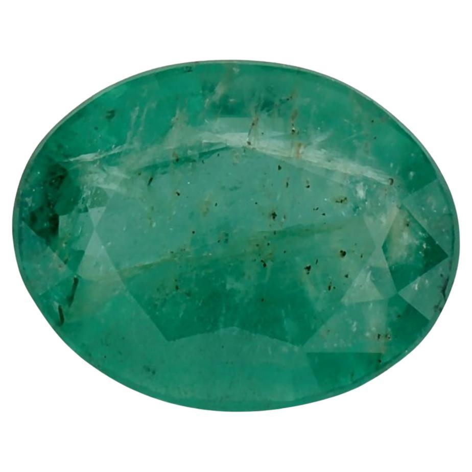 1.92 Ct Emerald Oval Loose Gemstone For Sale