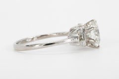1.92 CT GIA Certified Round Brilliant Diamond in 18K White Gold Diamond Ring