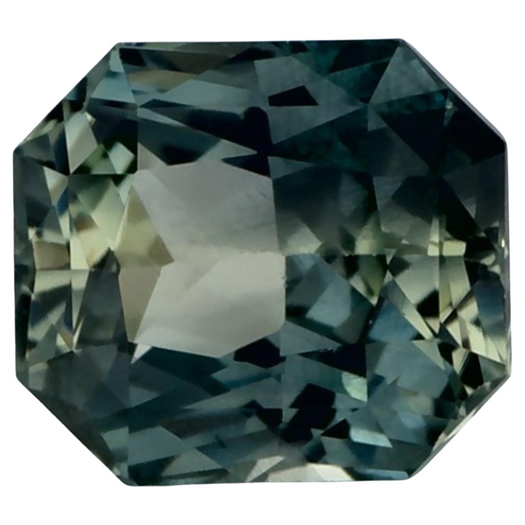 1.92 Ct Green Sapphire Octagon Cut Loose Gemstone